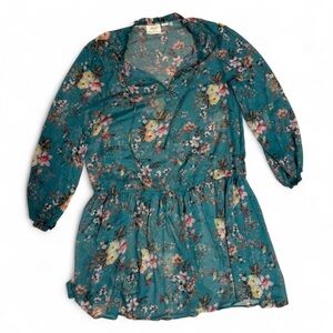 Maeve by Anthropologie floral blouse size 1X